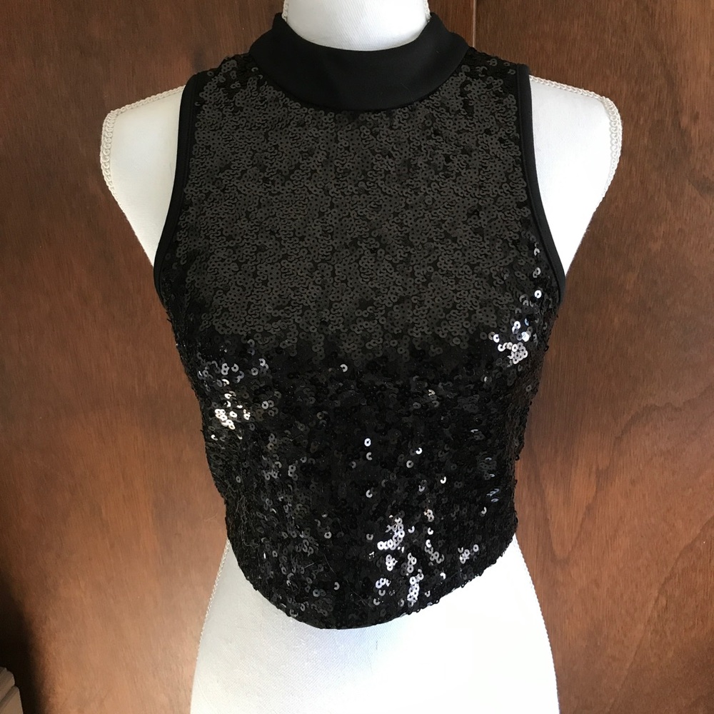 Glitz bebe crop top